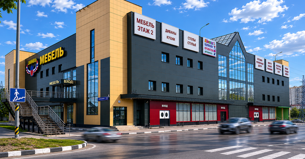 ТЦ «Драйв» и «Скоробей»