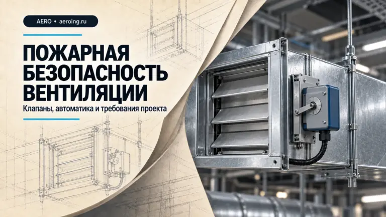Обложка статьи «Пожарная безопасность систем вентиляции: требования СП 7.13130».