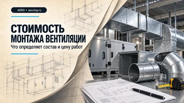 Обложка статьи «Стоимость монтажа вентиляции коммерческого объекта: от чего зависит цена».