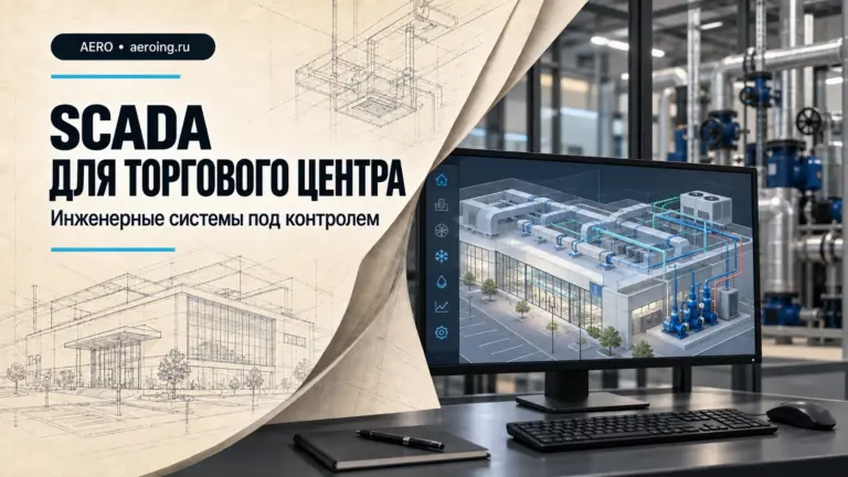 Обложка статьи «Диспетчеризация инженерных систем ТРЦ: кейс внедрения SCADA».